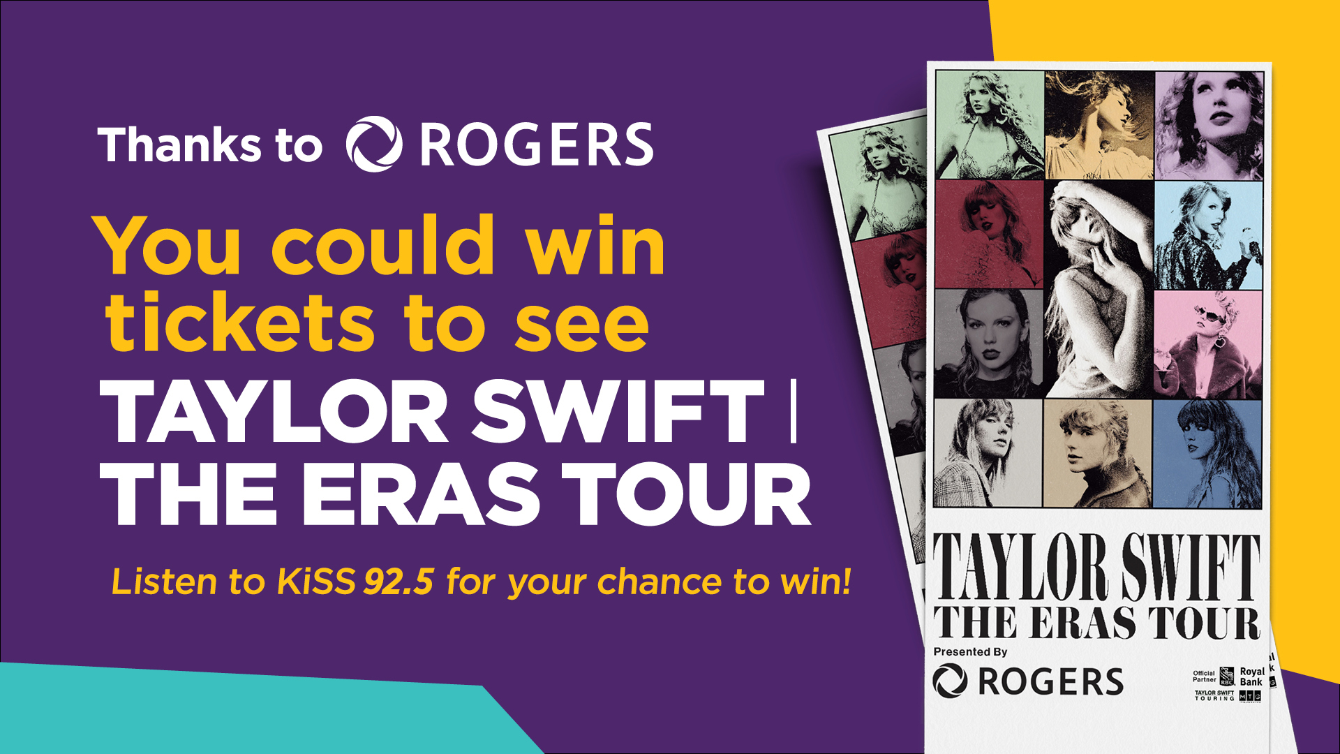Listen to Win our Final Pairs of Taylor Swift | The Eras Tour Tickets from KiSS 92.5