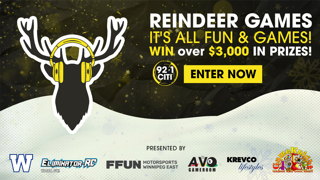 Enter to win over $3,000 in fun and games with 92.1 CITI!