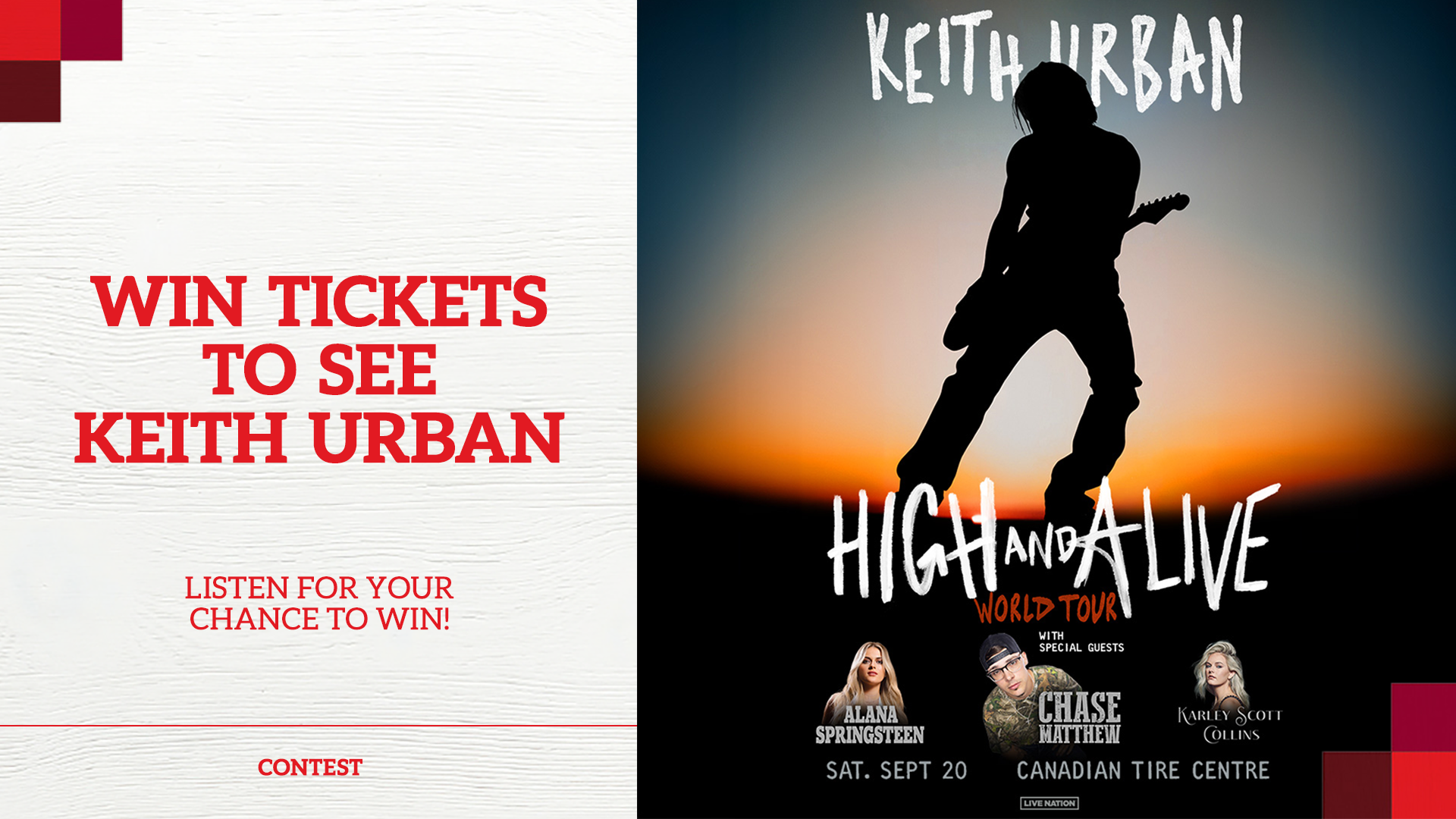 Win Your Way To See Keith Urban!