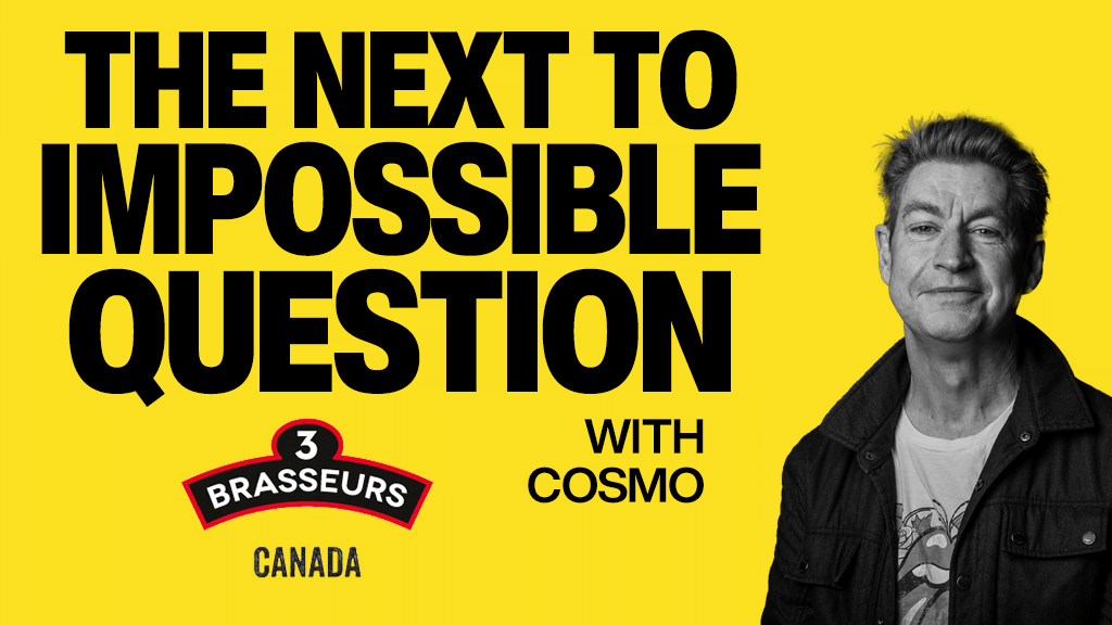 Win $100 to Les 3 Brasseurs on the Next To Impossible Question