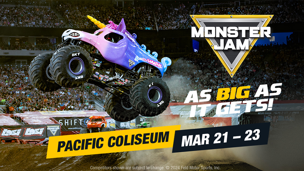 Enter to Win Tickets to Monster Jam in Vancouver