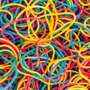 Happy Birthday, Rubber Bands!
