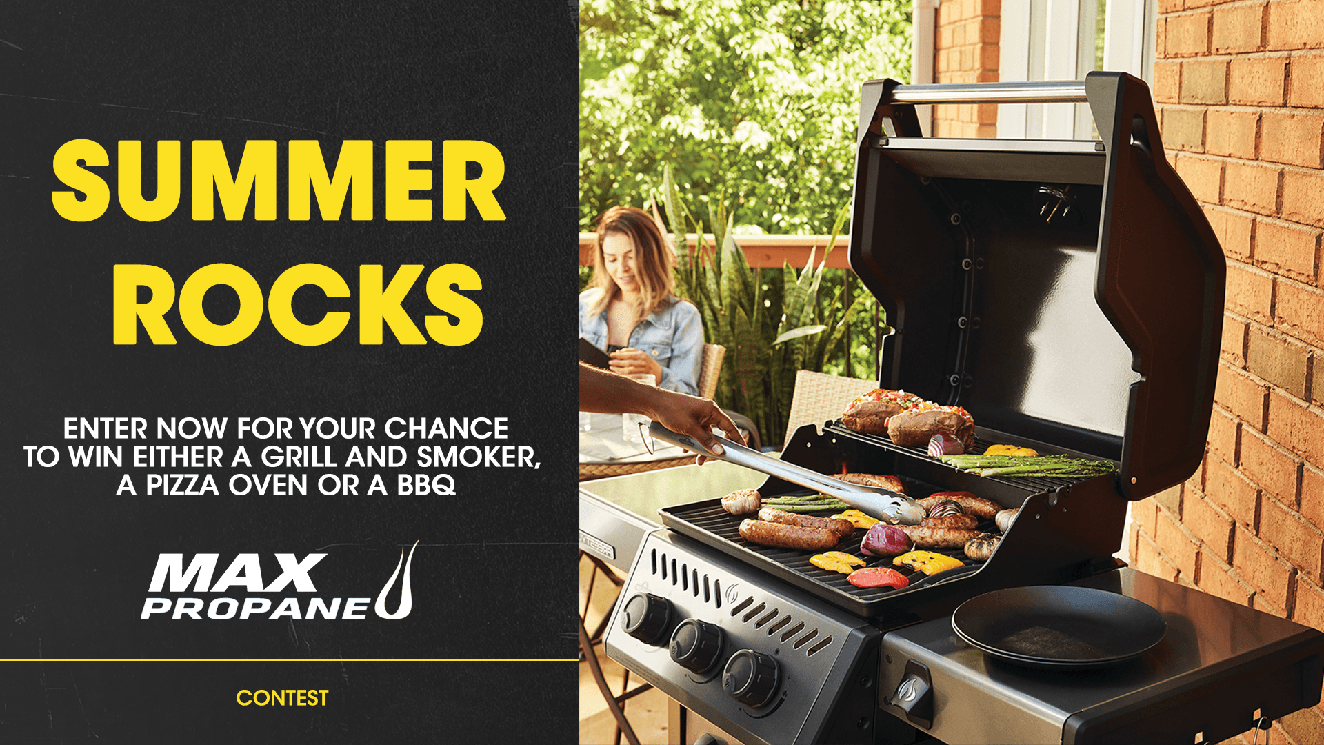 Enter for a chance to win a new Grill and Smoker, A Pizza Oven or A Napoleon BBQ