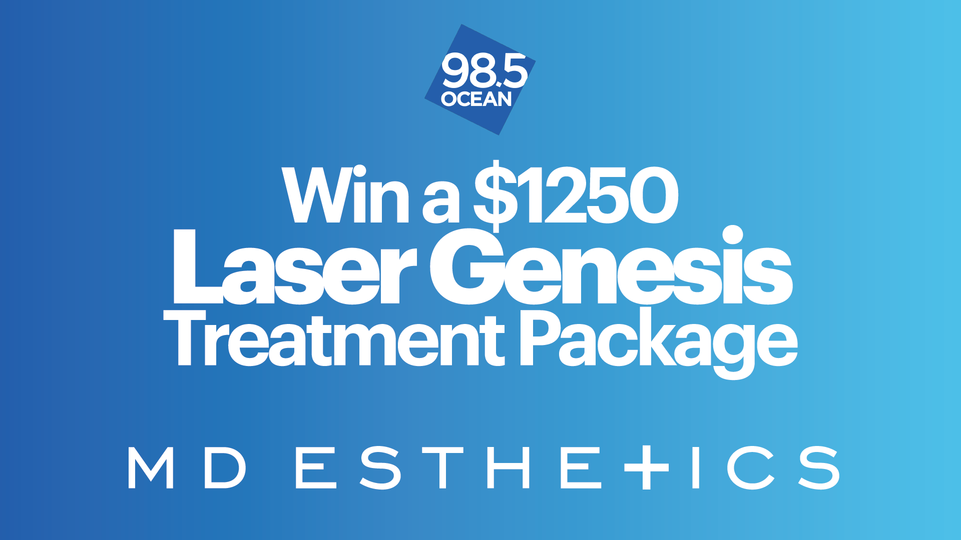 Win a $1250 Laser Genesis Package from MD Esthetics