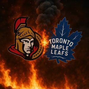 Robin and PJ place their "Battle of Ontario" bet!!