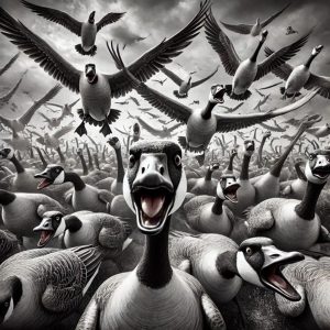 "Every day we get attacked by...Cobra Chickens!!"