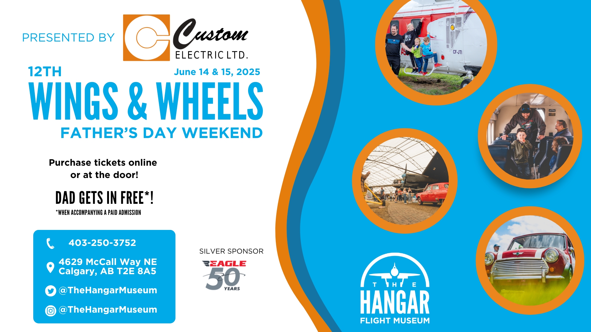 Win Tickets to the 12th Annual Wings & Wheels!