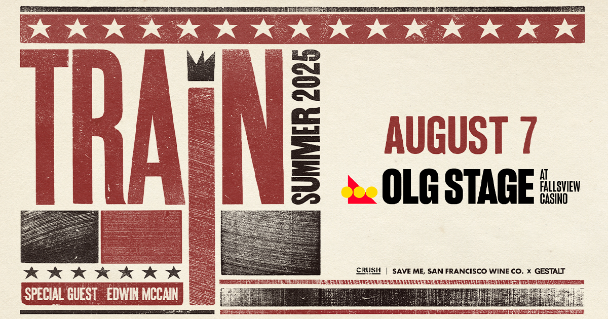 Win Tickets to Train Live at Fallsview Casino