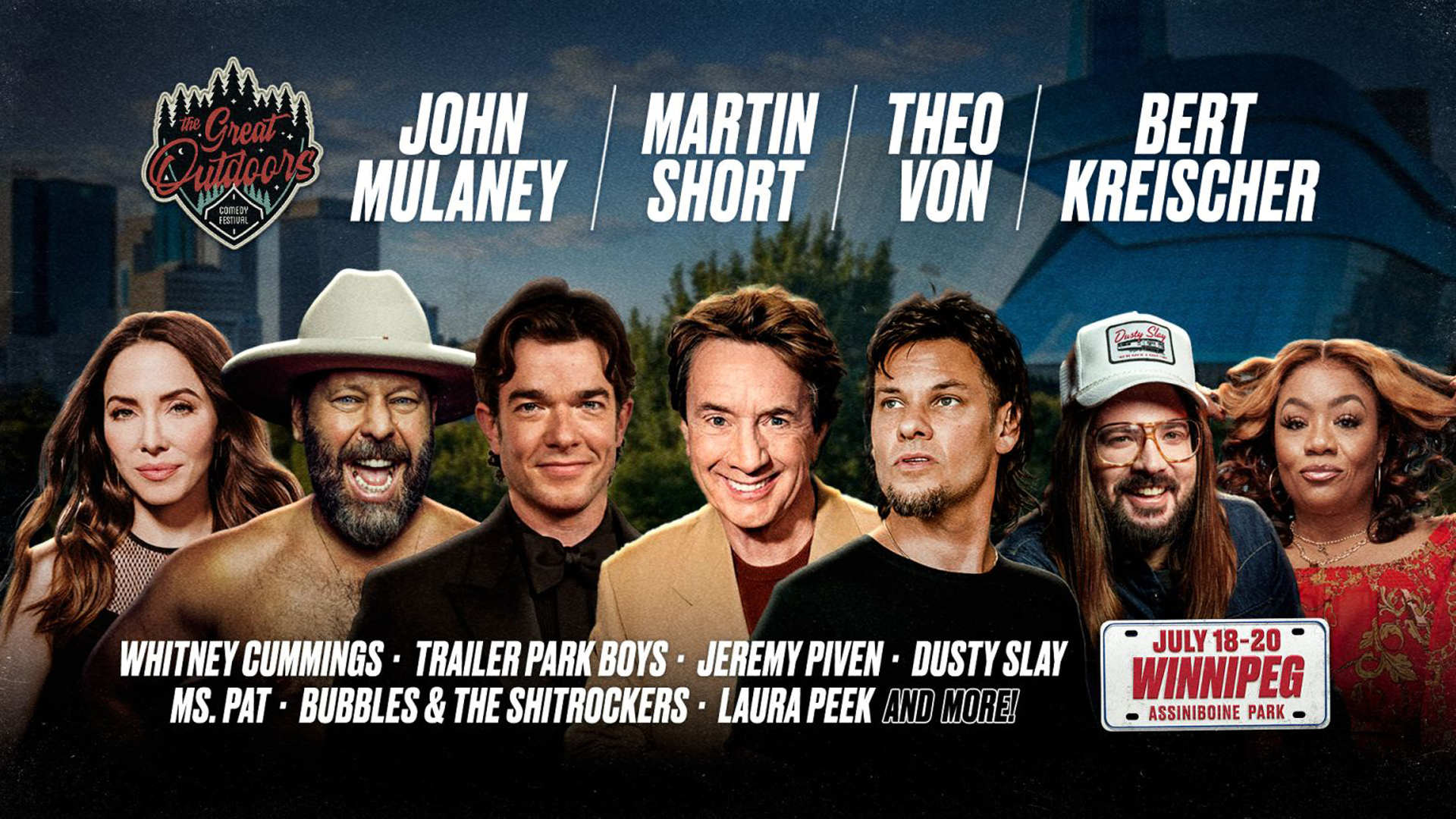 Win tickets to the Great Outdoor Comedy Festival!