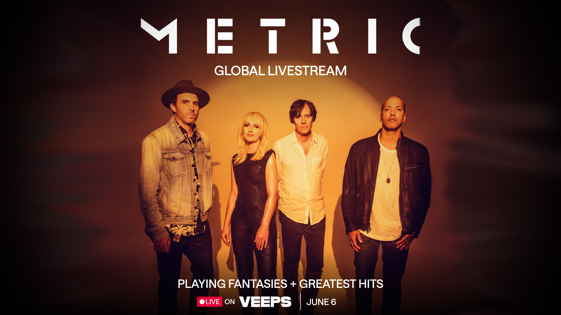 Win Tickets to Metric's Global Livestream!