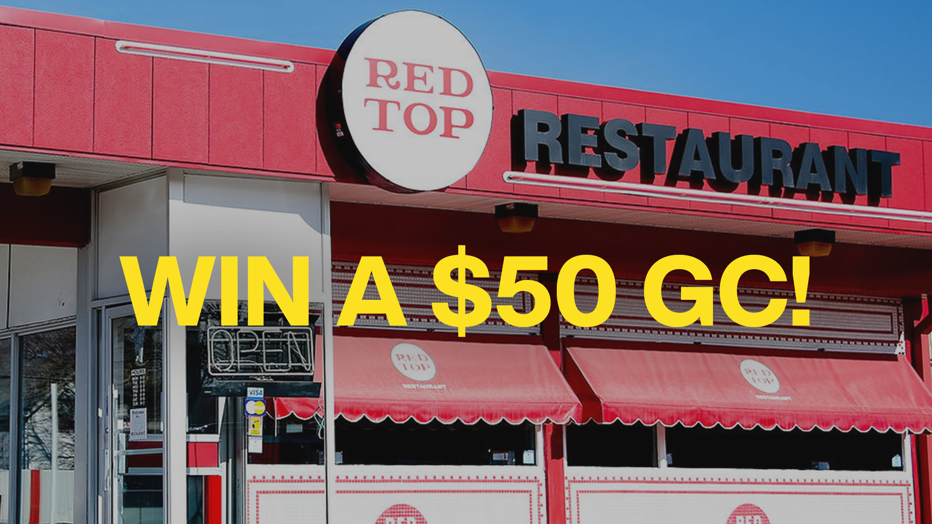 Win $50 for Red Top Restaurant!
