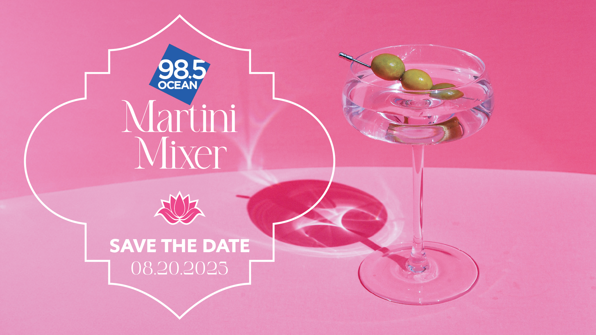 The Ocean 98.5 Martini Mixer