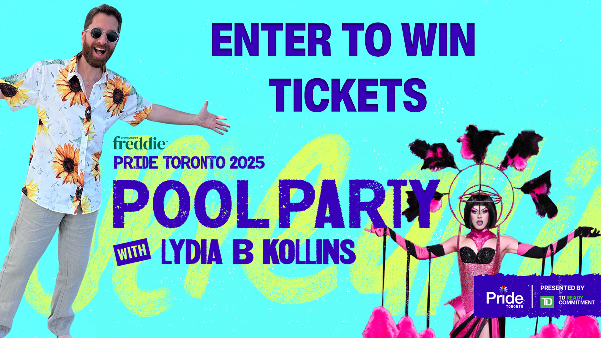 Join Damnit Maurie at the Pride Toronto Pool Party!
