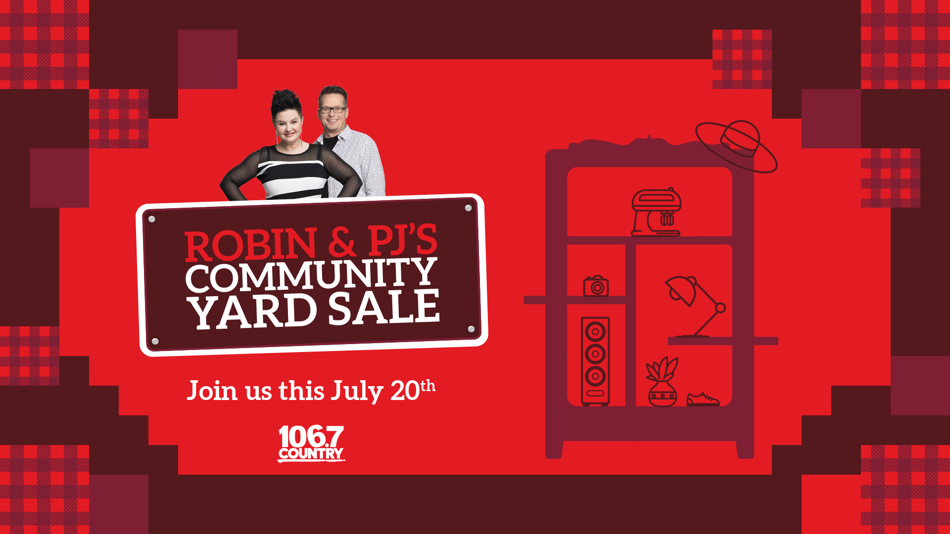 YOU'RE INVITED: Robin & PJ's Community Yard Sale!