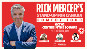 See Rick Mercer in Kitchener!