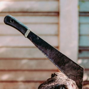 Caller tells us he actually owns...a machete!