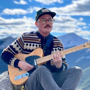 Mountain Mansion performing at this year's Canmore Folk Fest