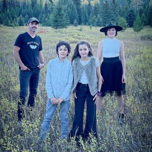 Canmore's family band Side Hustle performing at this year's Canmore Folk Fest