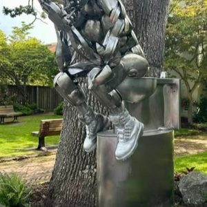 Oak Bay Metal Toilet Man