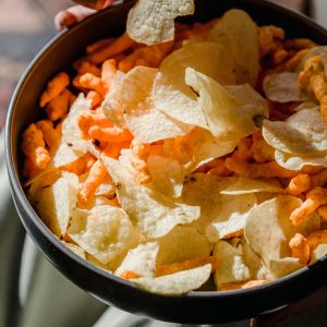 Wait, you put your chips, cheezies and pretzels in the...freezer!?!
