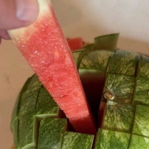 PJ's crazy watermelon "cutting hack" will change your life!