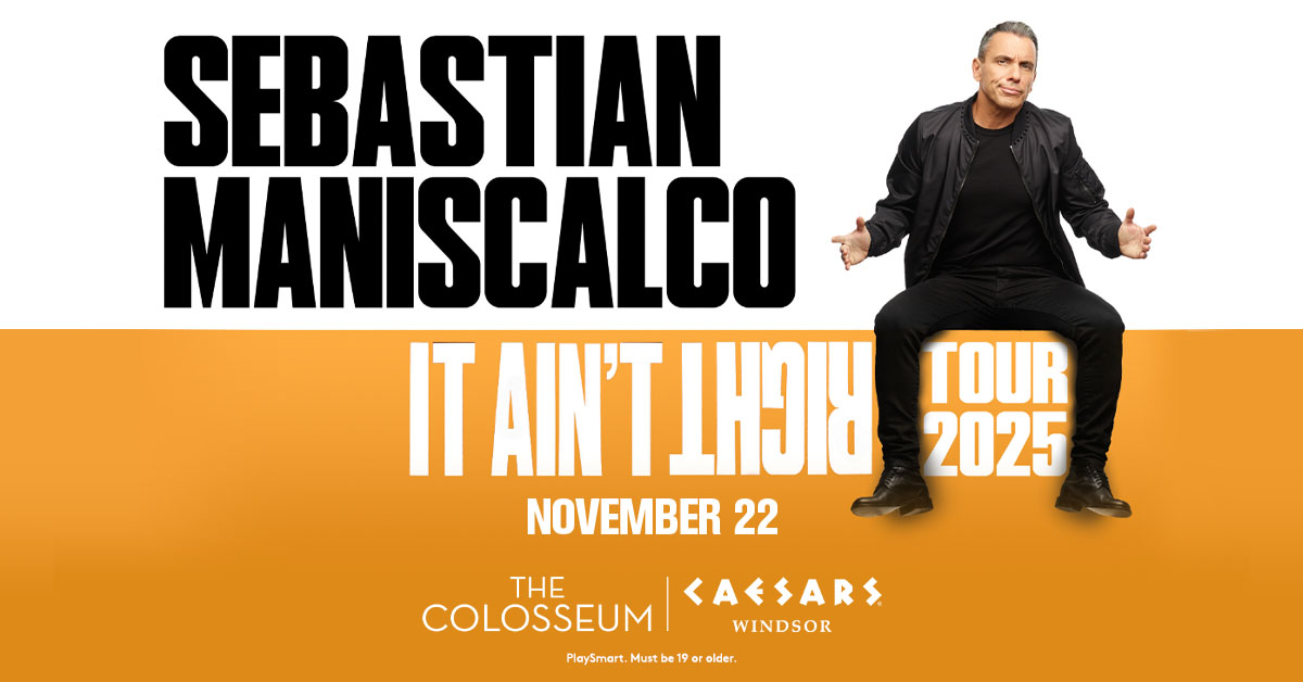 Listen to Win Tickets to See Sebastian Maniscalco in Windsor