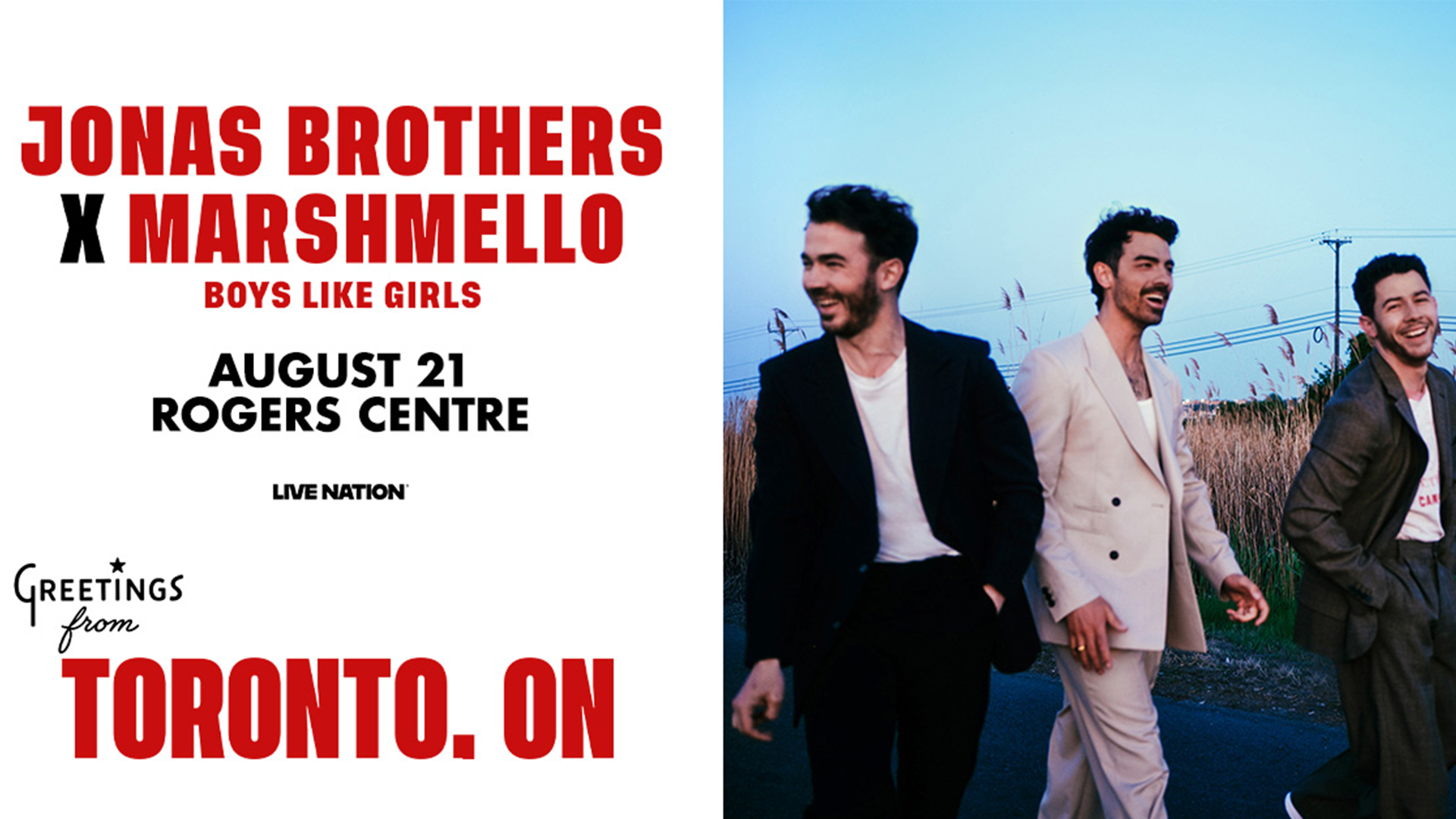 Win Tickets to the See Jonas Brothers at Rogers Centre from KiSS 92.5