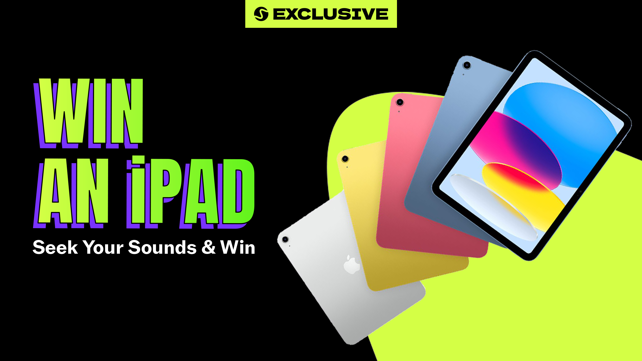 Seek Your Sounds & Win: A New Apple iPad