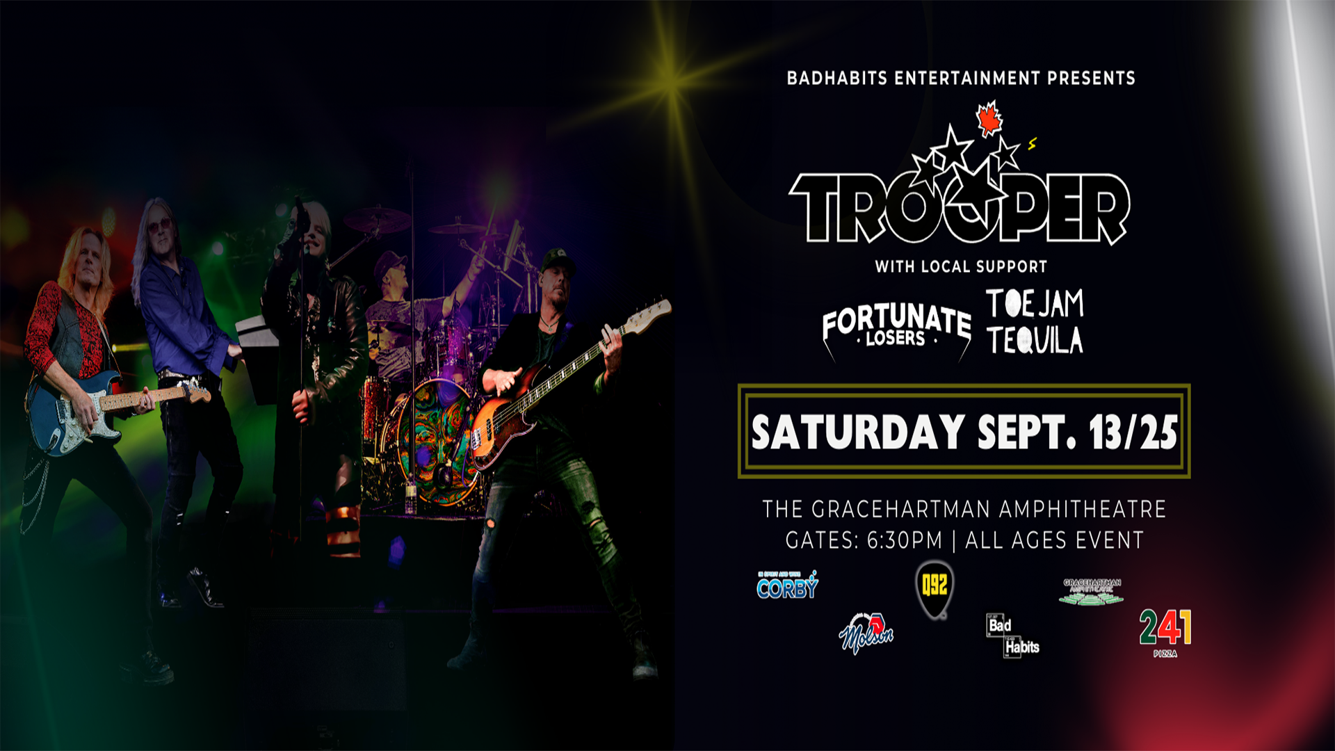 Enter to Win to see Trooper in Sudbury