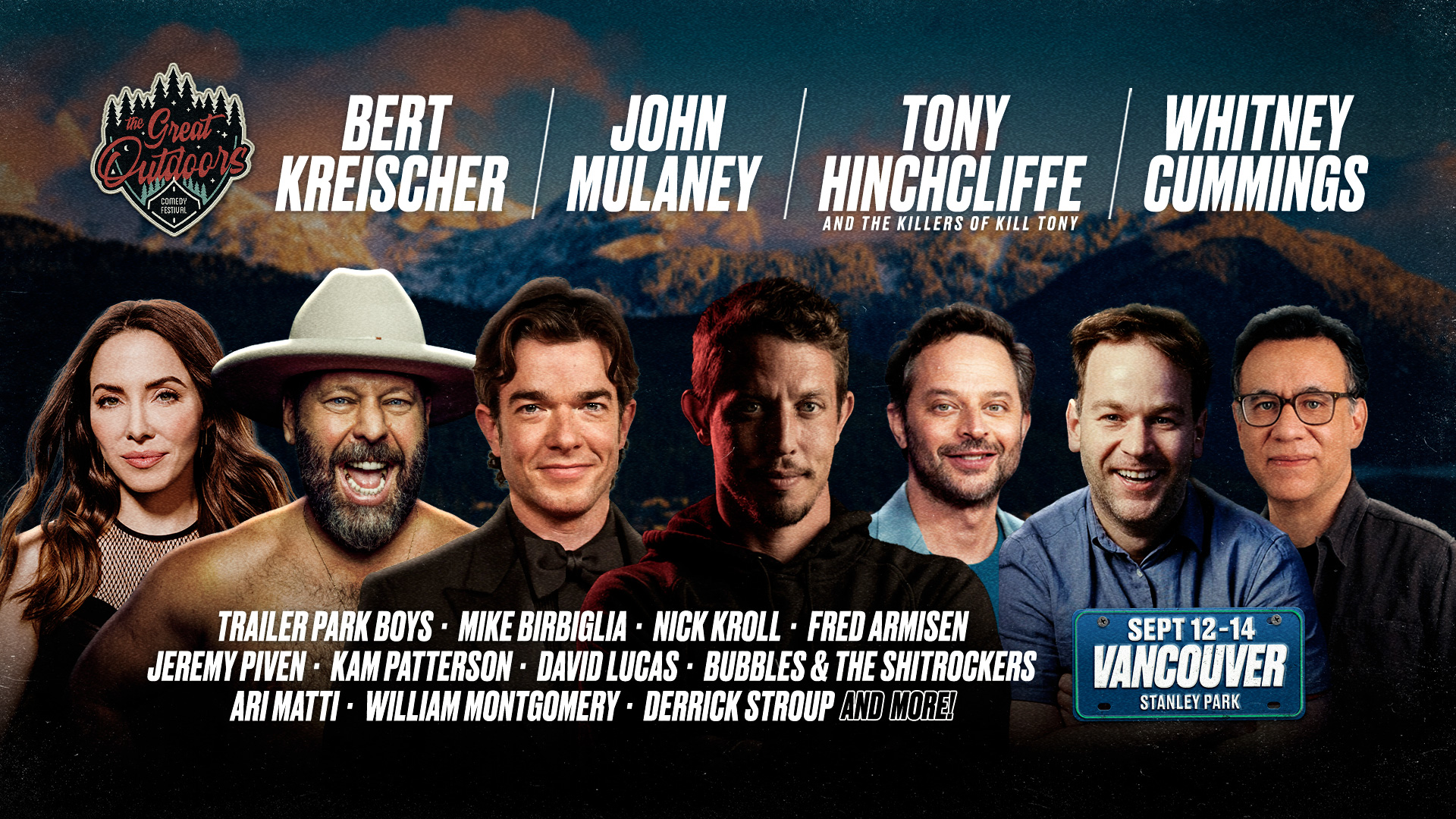 Win Tickets to the Great Outdoors Comedy Festival in Vancouver