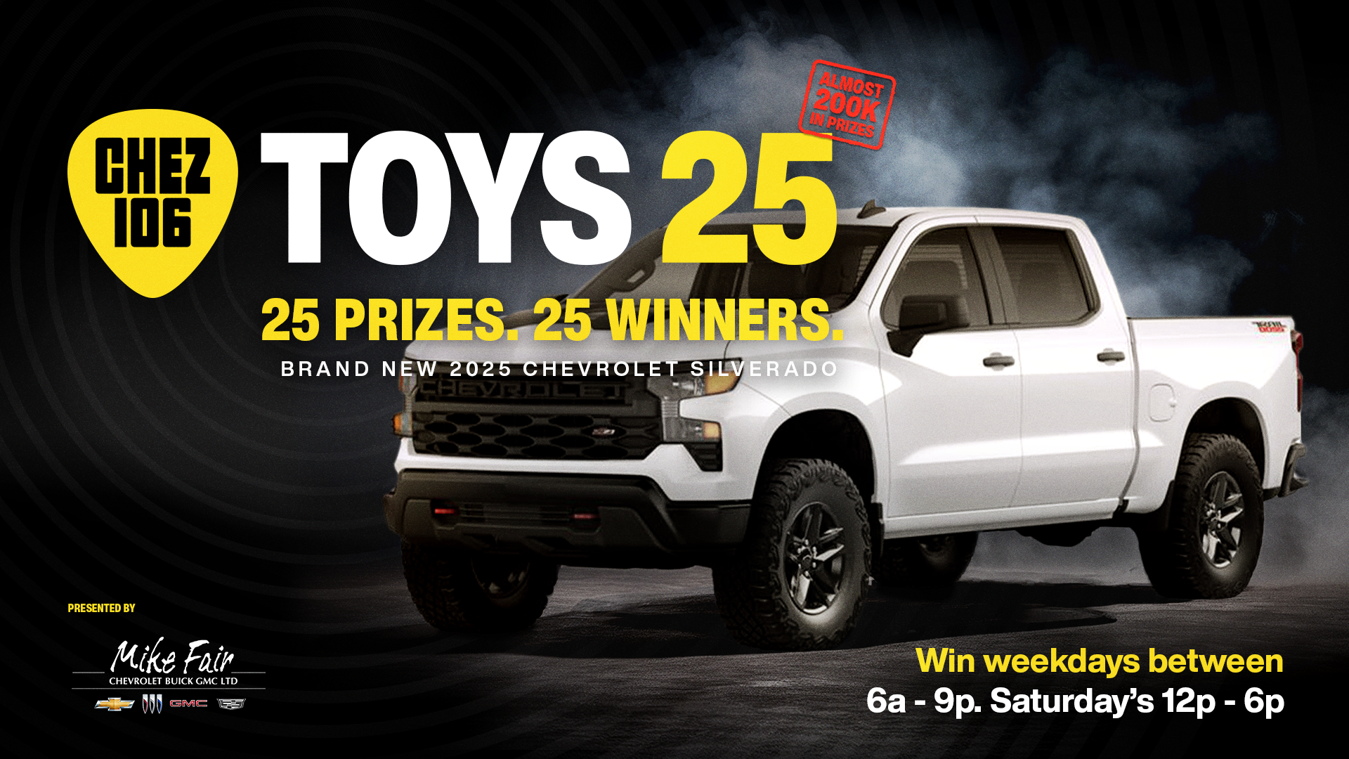 EXTRA CHANCE TO WIN A GOLDEN TICKET WITH MIKE FAIR CHEVROLET/CADILLAC