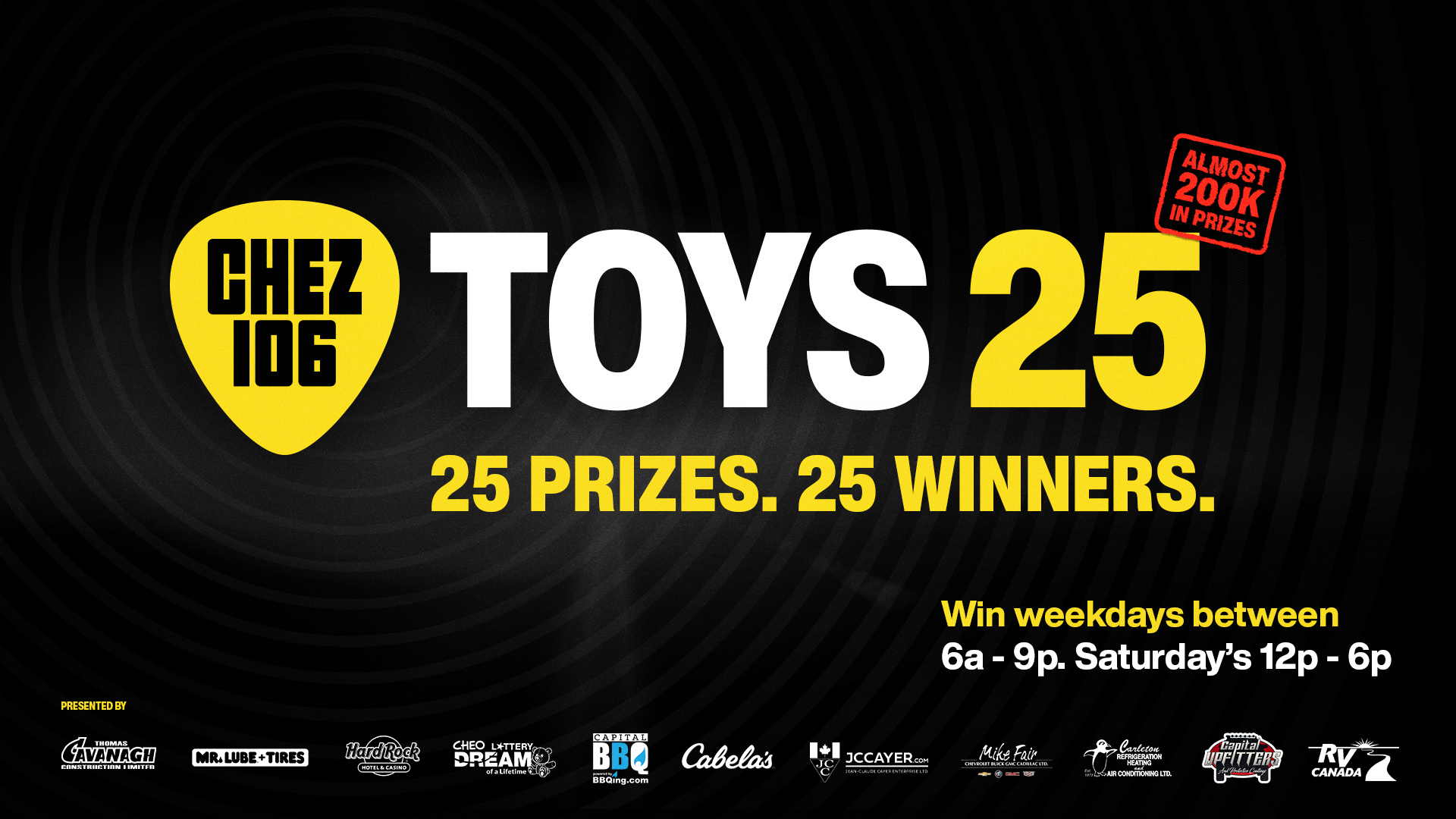 Toys 25: 25 Prizes, 25 Winners