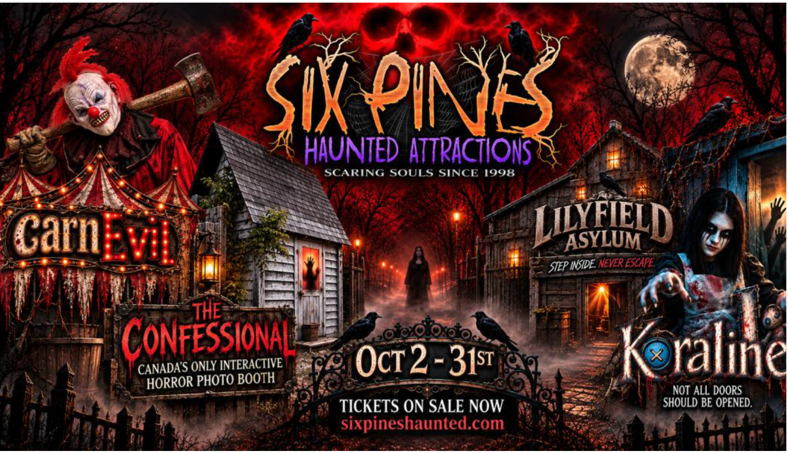 Win tickets to Six Pines Haunted Attractions