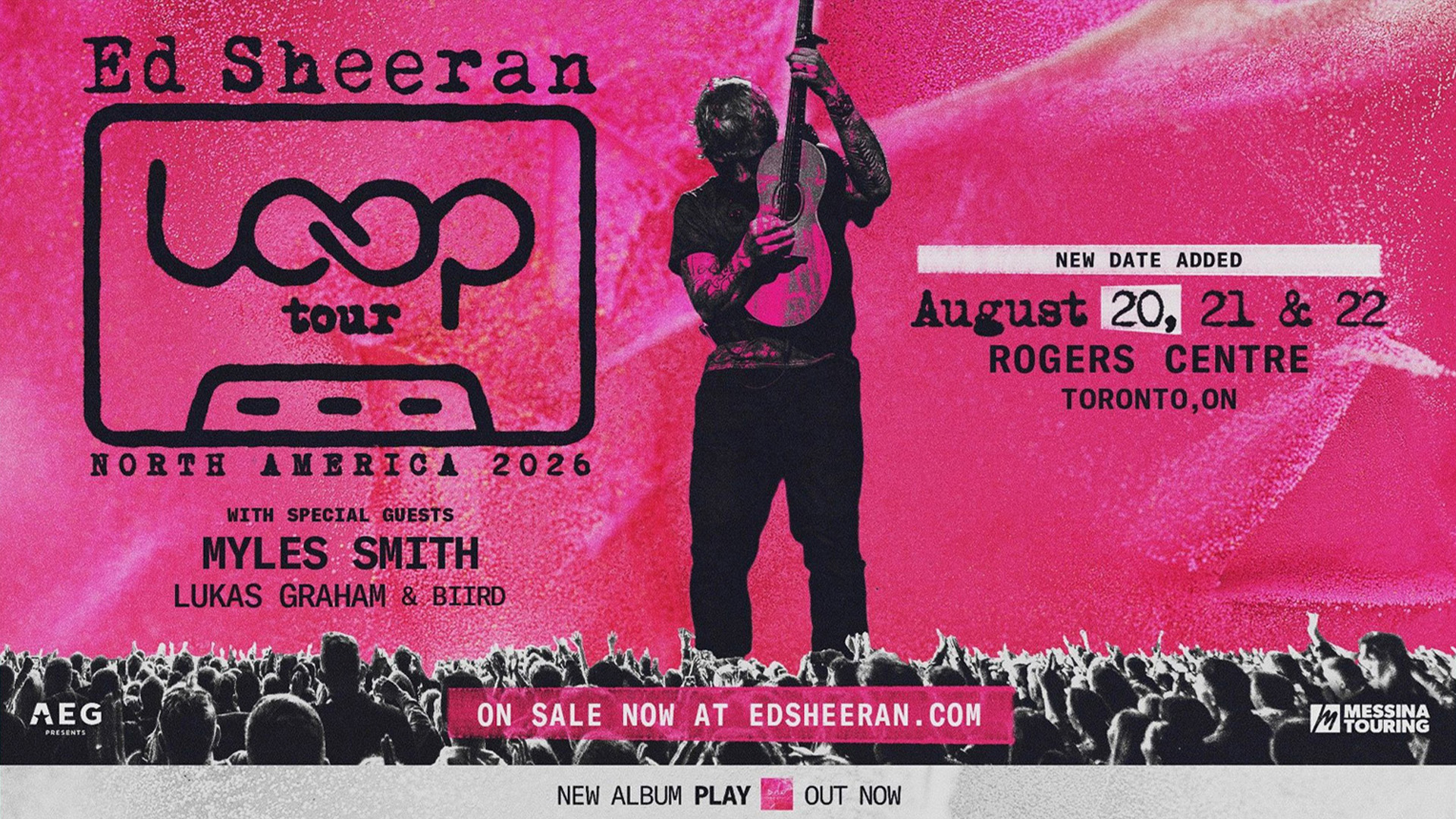 Win Tickets to See Ed Sheeran in Toronto