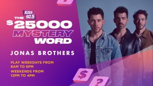 KiSS $25K Mystery Word with the Jonas Brothers