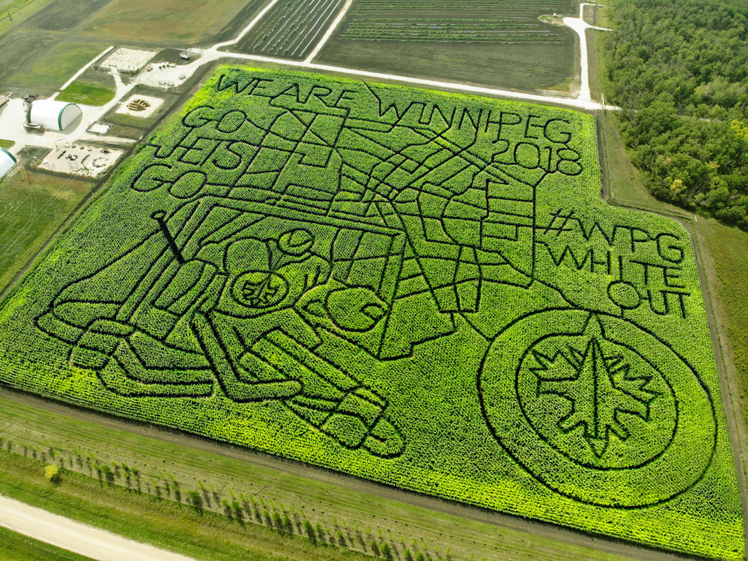 Win Passes to A Maze in Corn in Winnipeg