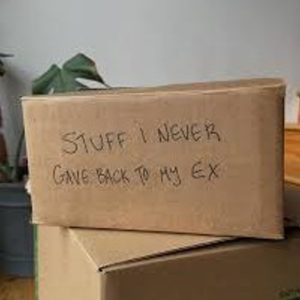 How long is too long to ask for your stuff back from the ex?