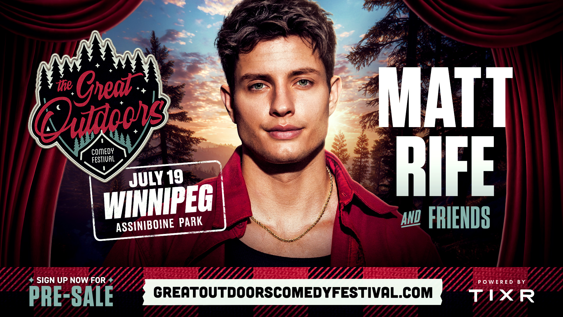 Win tickets to Great Outdoors Comedy Fest