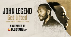 Win Tickets to John Legend at OLG Stage at Fallsview Casino