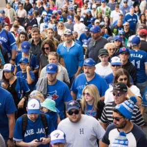 Toronto Fans After Beating the Mariners