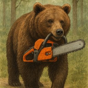 CHAINSAW BEAR !