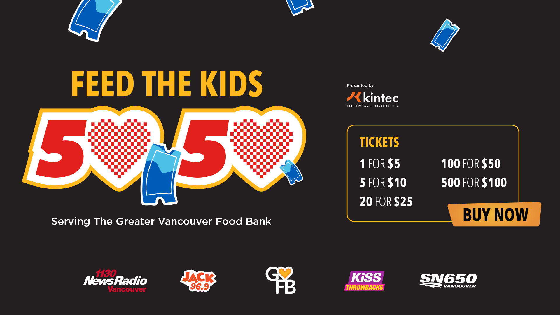 Feed The Kids 50/50