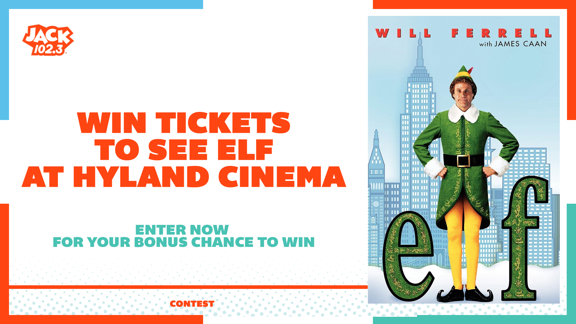 Win Tickets to see Elf at Hyland Cinema in London