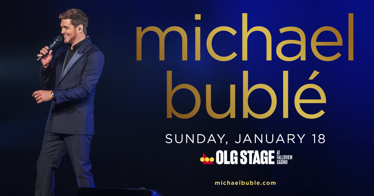 Win Tickets + Stay to the SOLD OUT Michael Bublé Show at OLG Stage at Fallsview Casino