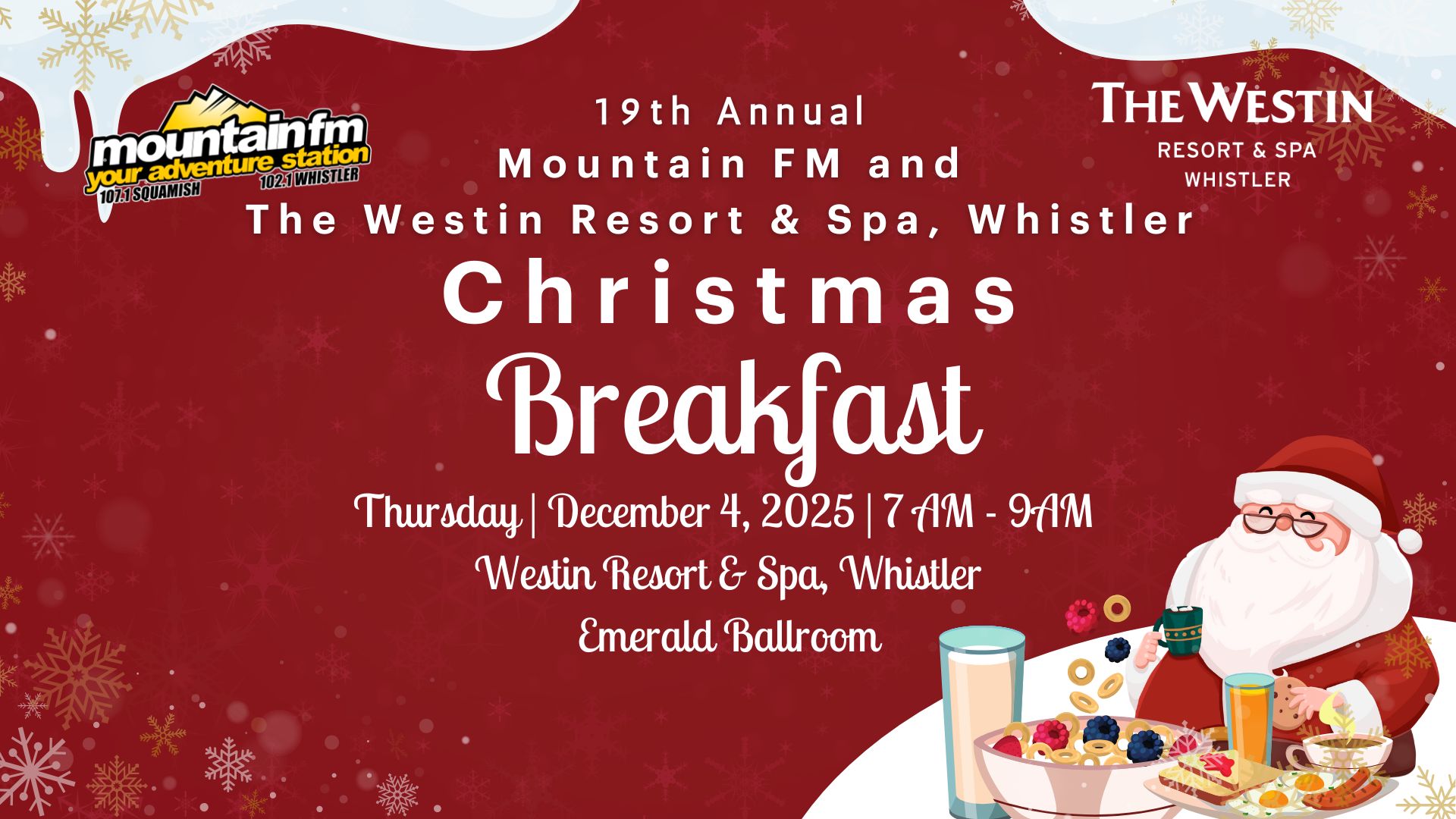 Mountain FM x Westin Holiday Breakfast 2025 (1080 x 1920 px) (Desktop Wallpaper)