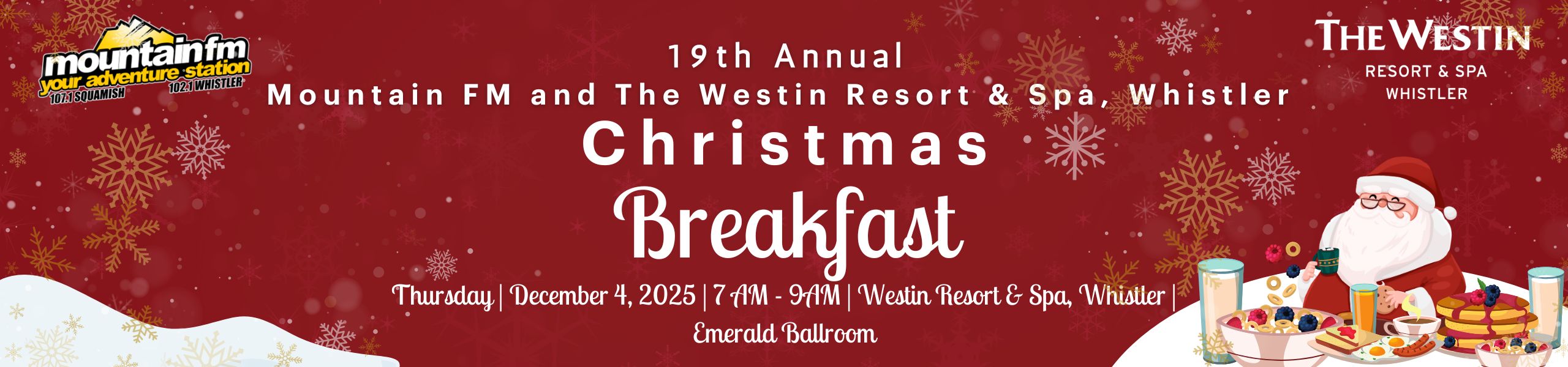 Mountain FM x Westin Holiday Breakfast 2025(2560 x 600 px)