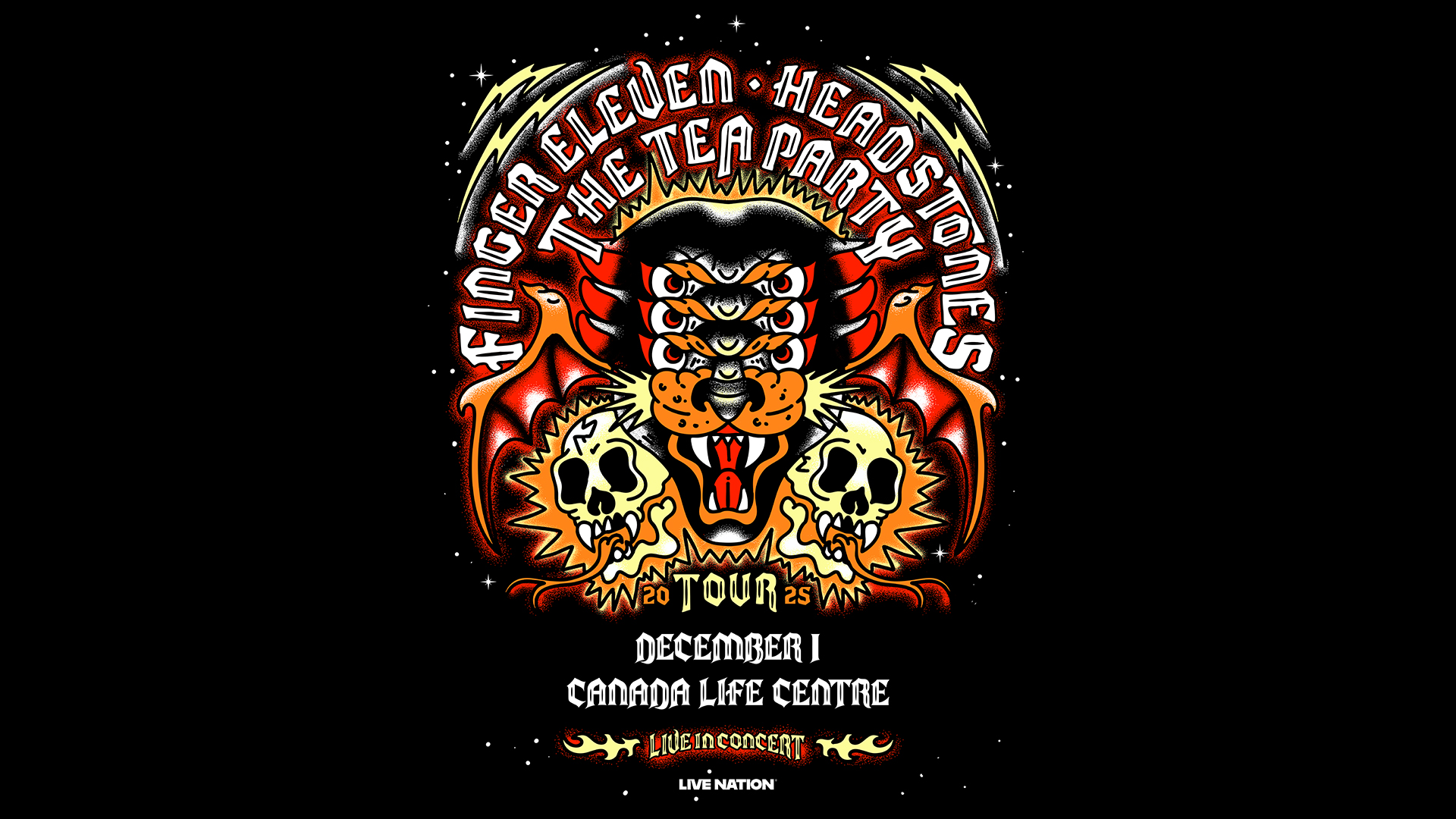 Win a Tea Party, Headstones, Finger Eleven Ultimate Canadian Rock Experience