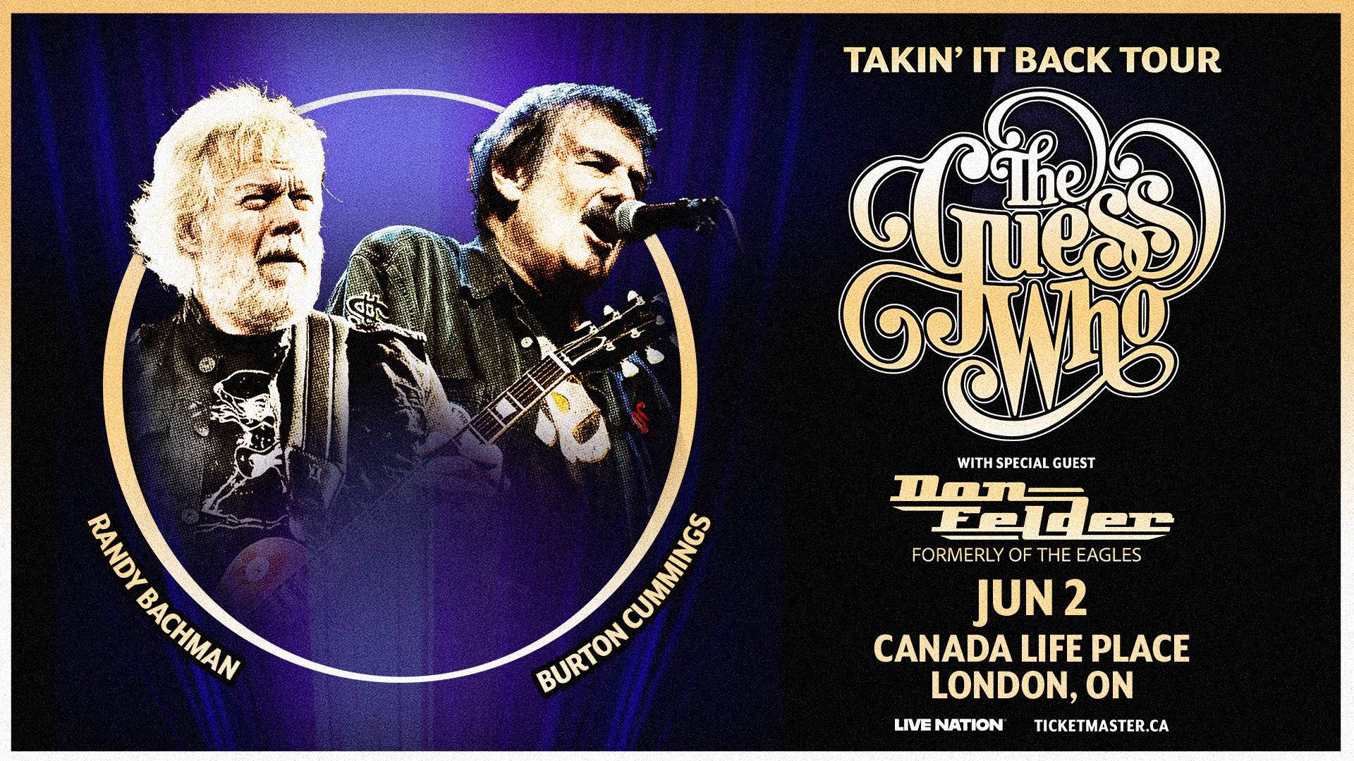 Listen to Win Tickets to see The Guess Who in London