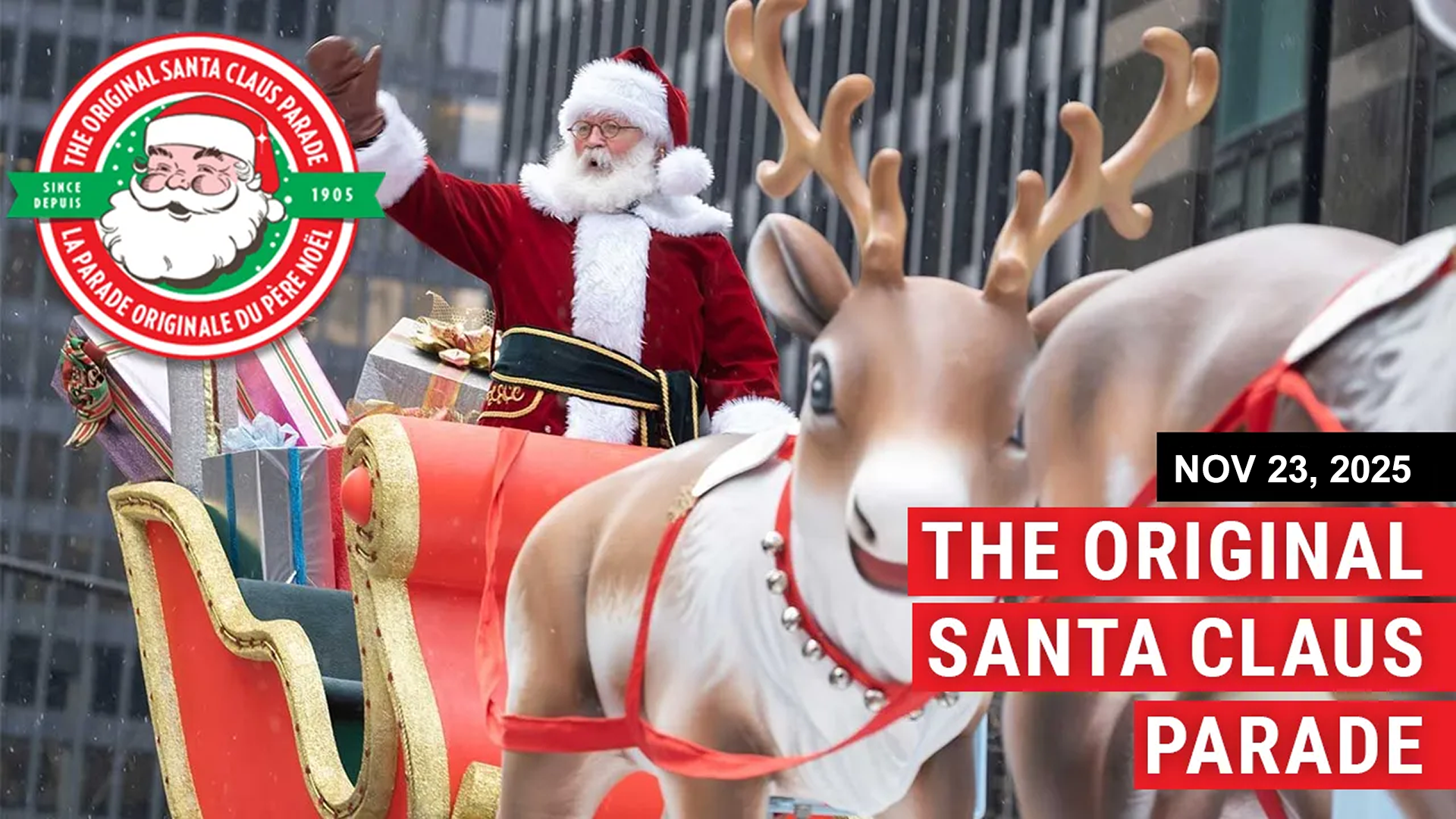 Win 4 Exclusive Passes to the VIP Viewing Area at The Original Santa Claus Parade in Toronto