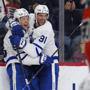 Easton Cowan's First NHL Goal